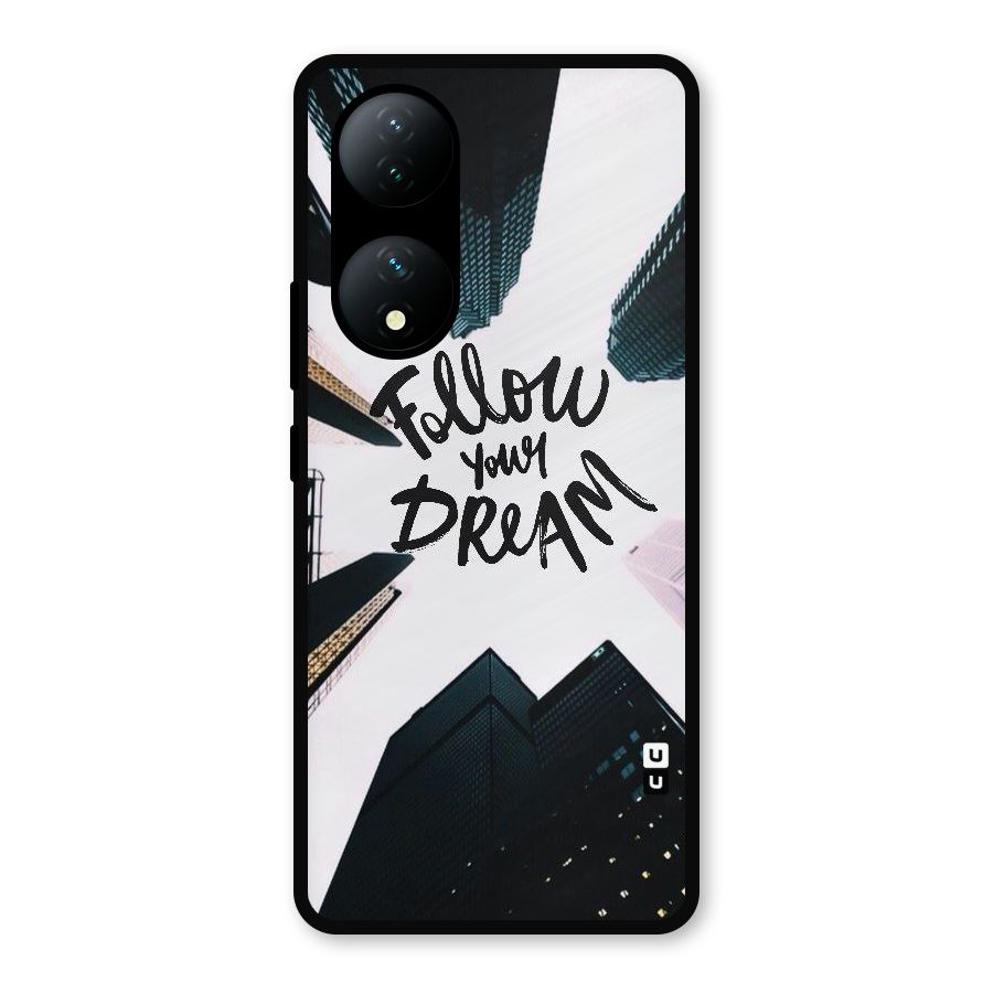 Follow Dream Metal Back Case for Vivo Y100a