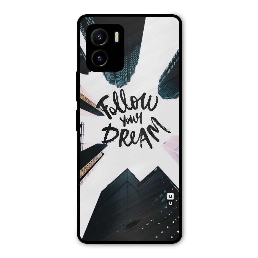 Follow Dream Metal Back Case for Vivo Y15s
