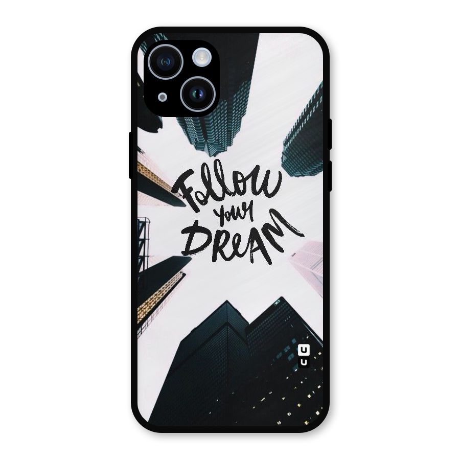 Follow Dream Metal Back Case for iPhone 14
