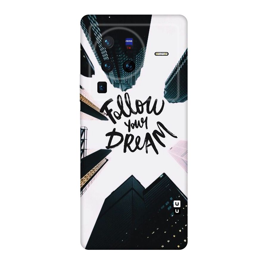 Follow Dream Original Polycarbonate Back Case for Vivo X80