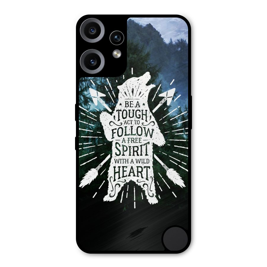 Follow Spirit Heart Metal Back Case for Nothing CMF Phone 2 Pro
