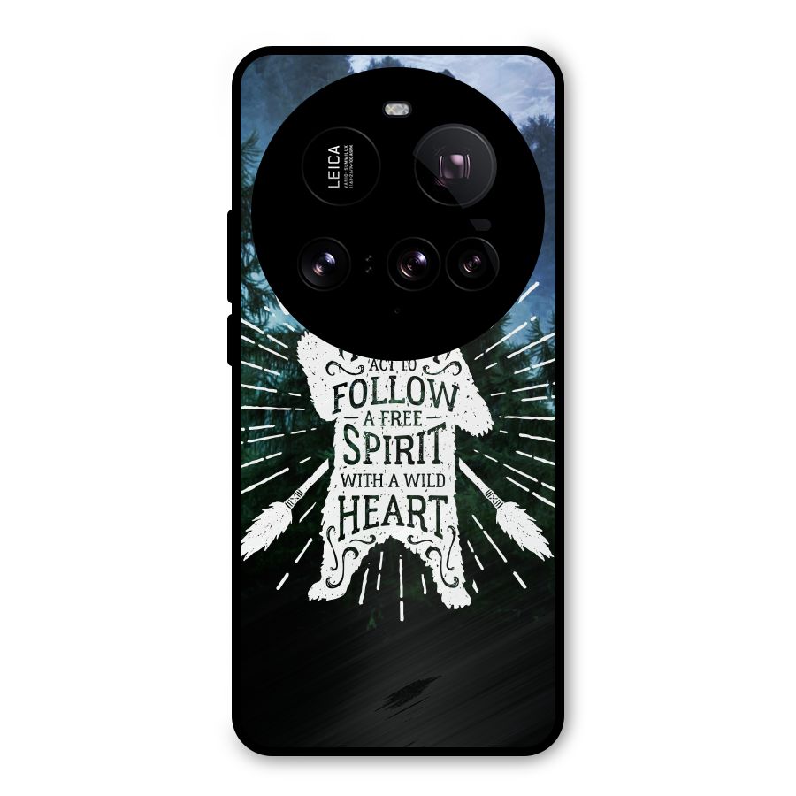 Follow Spirit Heart Metal Back Case for Xiaomi 15 Ultra