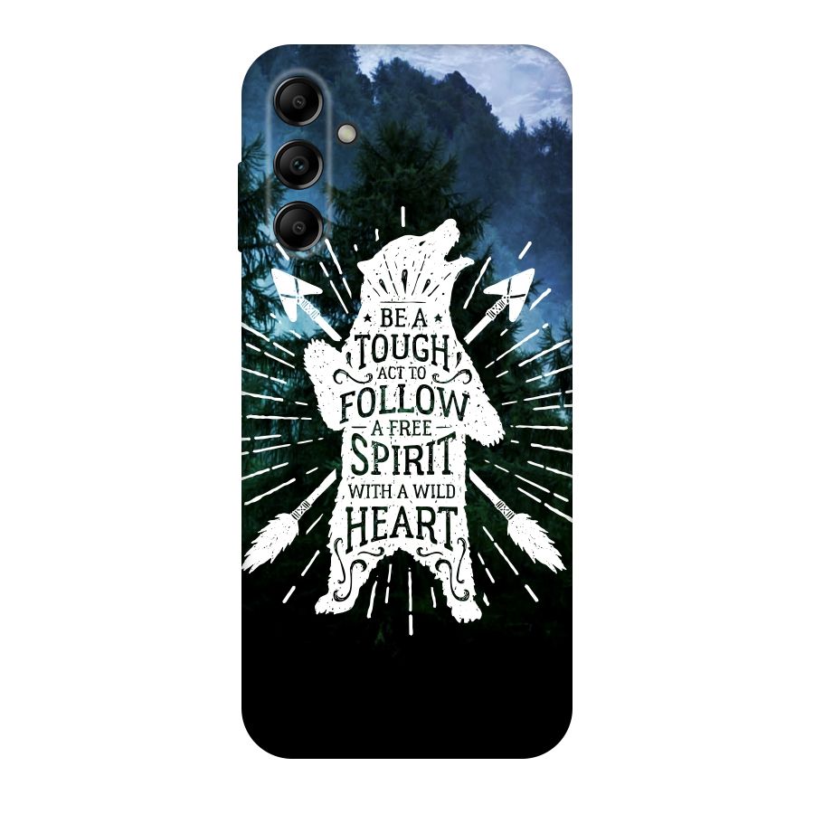 Follow Spirit Heart Original Polycarbonate Back Case for Galaxy A14 5G