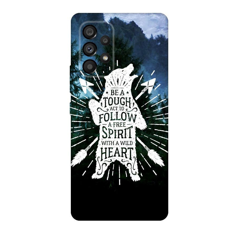 Follow Spirit Heart Original Polycarbonate Back Case for Galaxy A53 5G