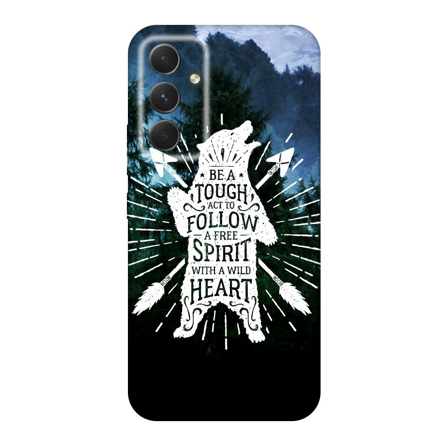 Follow Spirit Heart Original Polycarbonate Back Case for Galaxy A54