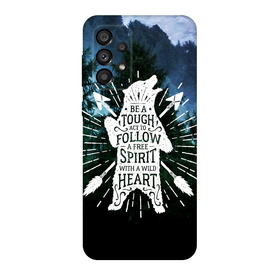 Follow Spirit Heart Original Polycarbonate Back Case for Galaxy A73 5G