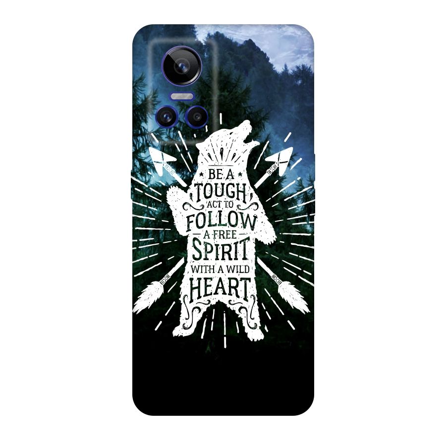 Follow Spirit Heart Original Polycarbonate Back Case for Realme GT Neo 3