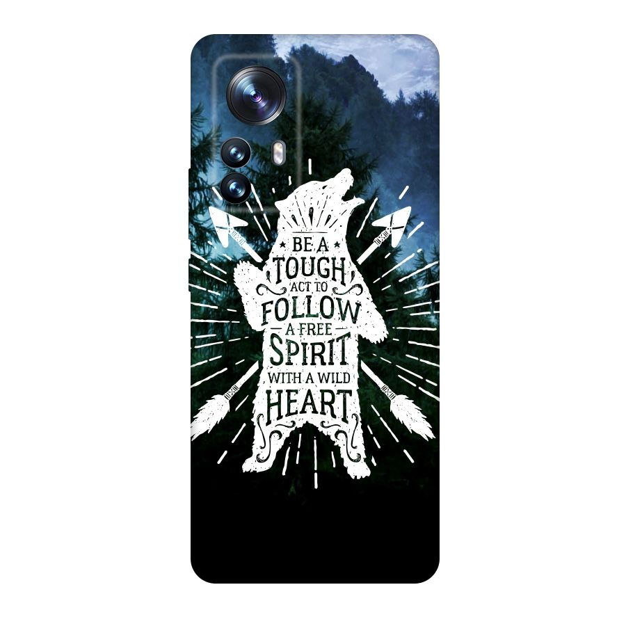 Follow Spirit Heart Original Polycarbonate Back Case for Xiaomi 12 Pro