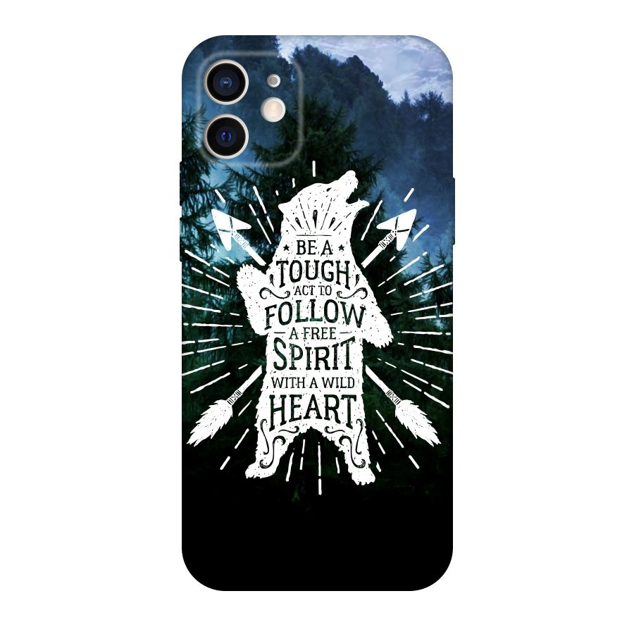 Follow Spirit Heart Original Polycarbonate Back Case for iPhone 12