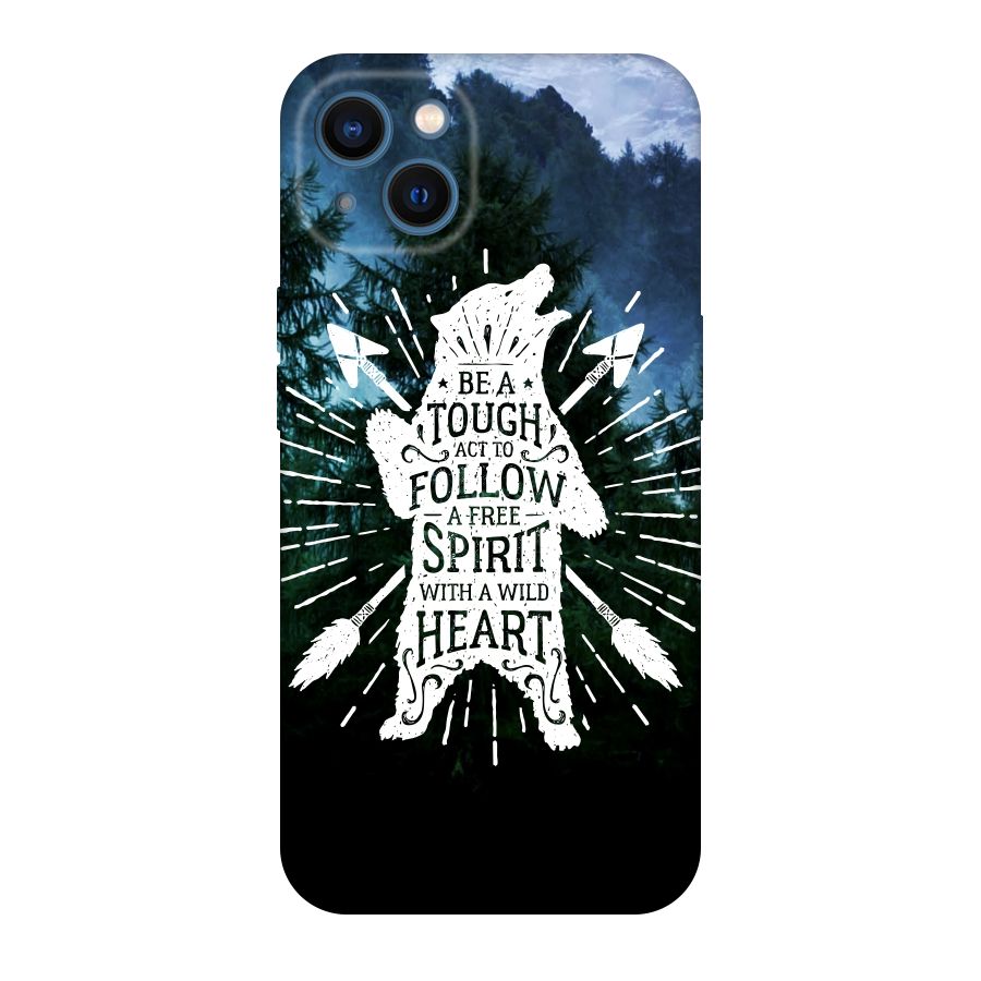 Follow Spirit Heart Original Polycarbonate Back Case for iPhone 13