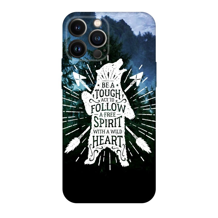 Follow Spirit Heart Original Polycarbonate Back Case for iPhone 13 Pro Max
