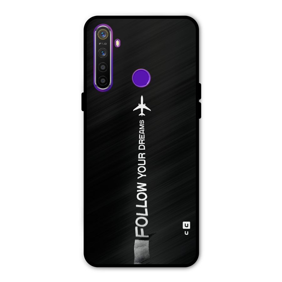 Follow Your Dream Glass Back Case for Realme 5s