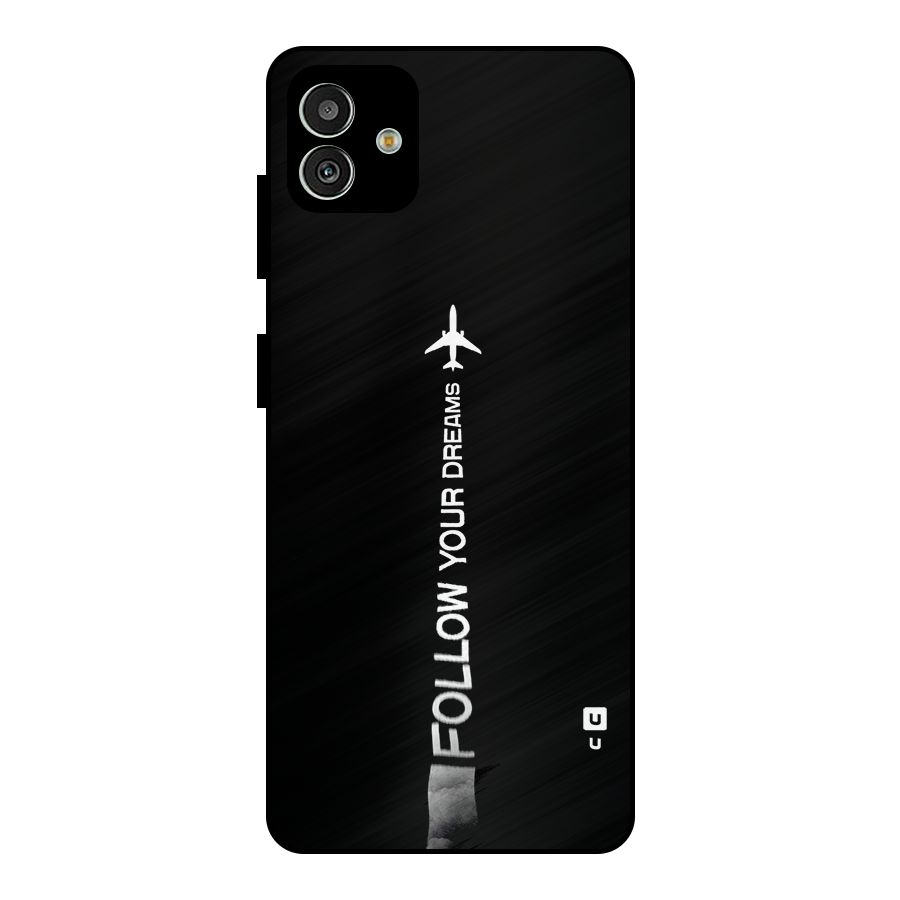 Follow Your Dream Metal Back Case for Galaxy M13 5G