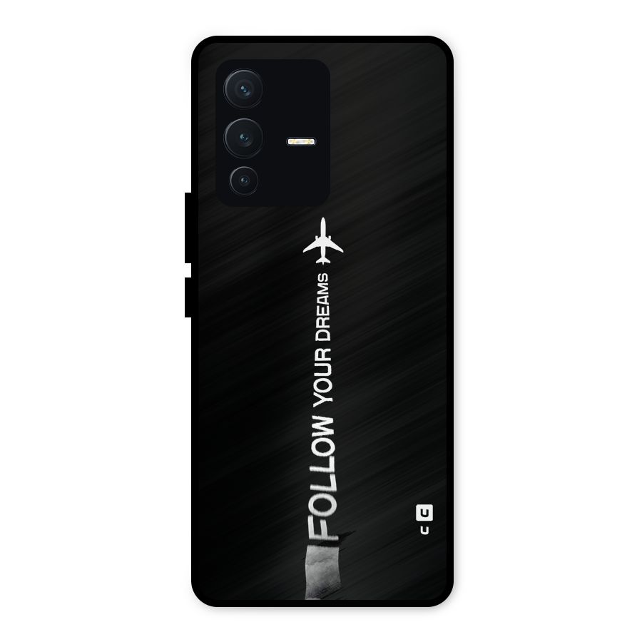 Follow Your Dream Metal Back Case for Vivo V23 5G