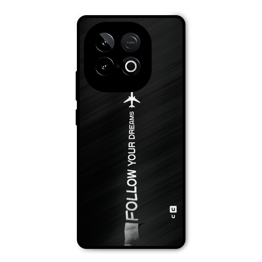 Follow Your Dream Metal Back Case for iQOO Neo 10