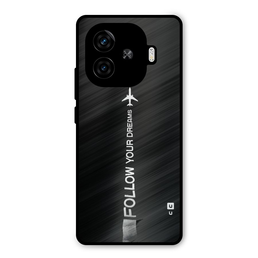 Follow Your Dream Metal Back Case for iQOO Neo 10R