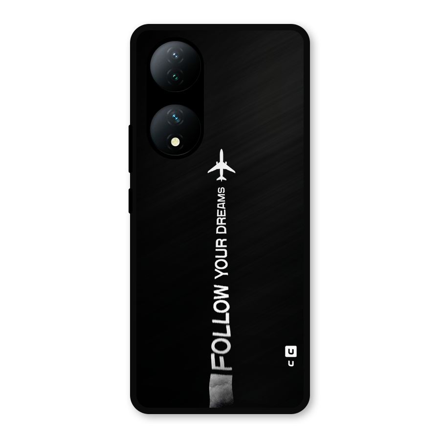 Follow Your Dream Metal Back Case for iQOO Z7