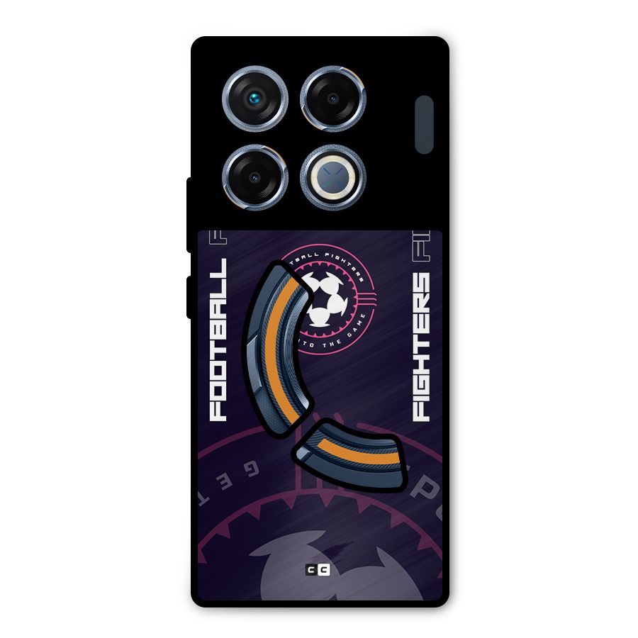 Football Fighters Metal Back Case for Infinix GT 20 Pro