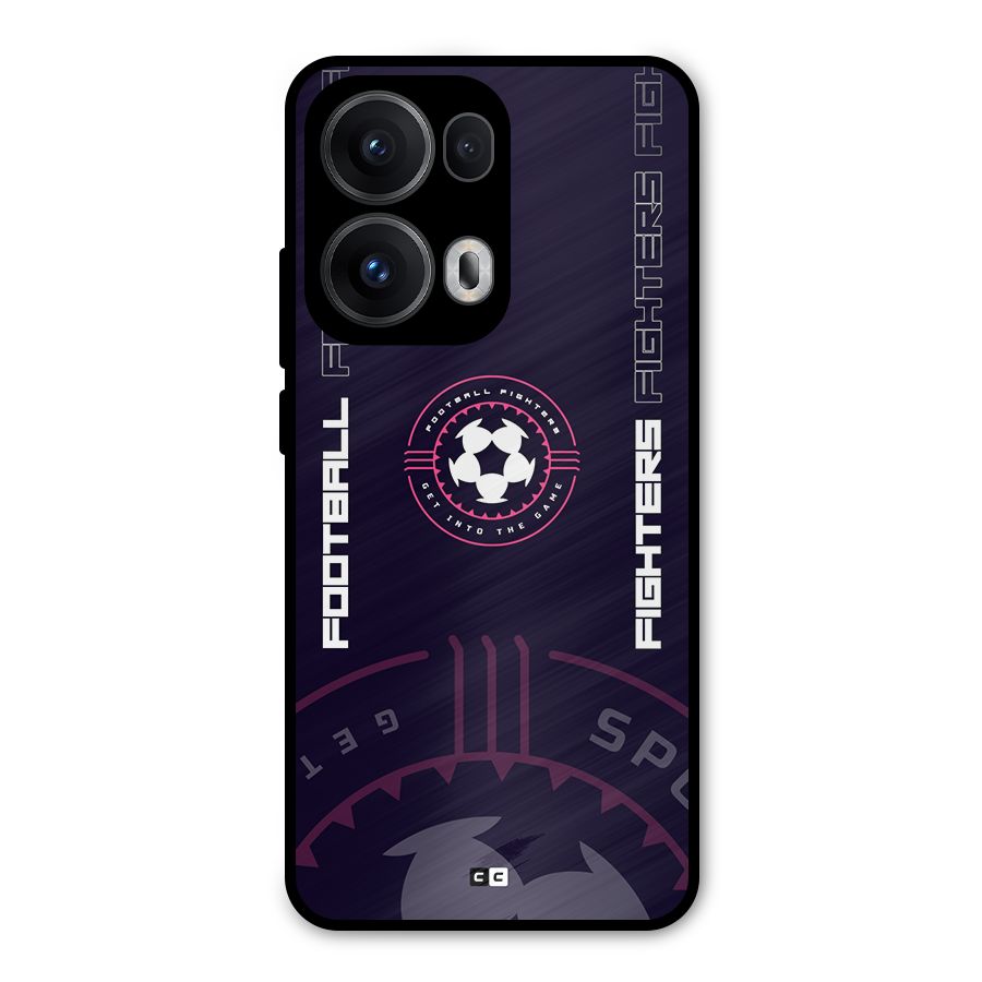 Football Fighters Metal Back Case for Oppo Reno13 Pro