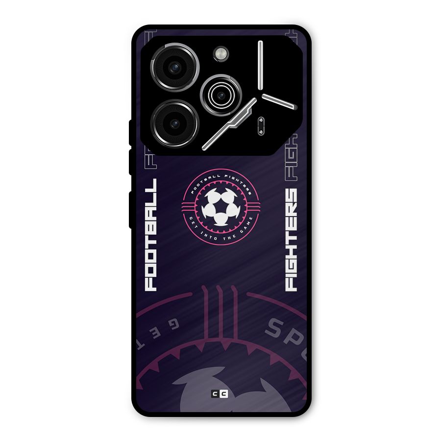 Football Fighters Metal Back Case for Tecno Pova 6 Pro
