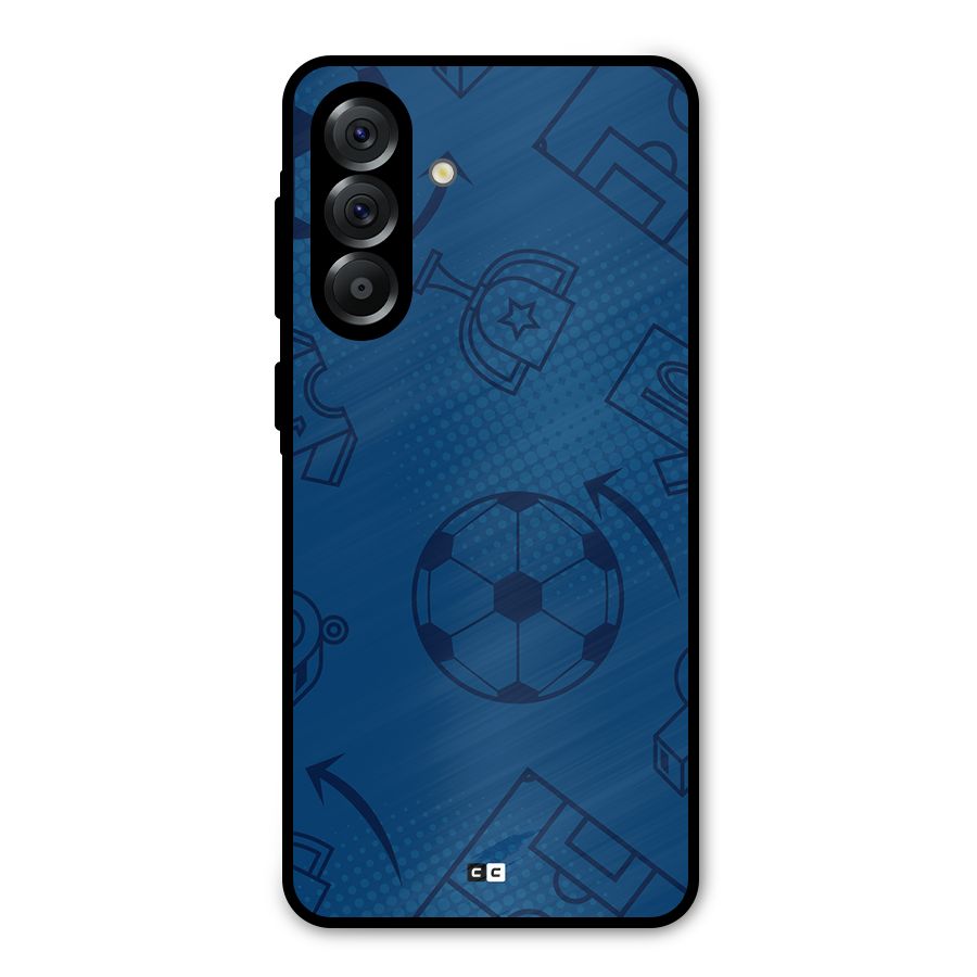 Football Texture Metal Back Case for Galaxy A36