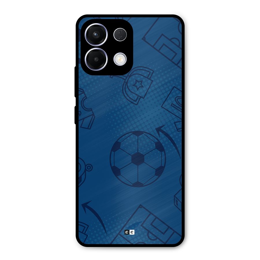 Football Texture Metal Back Case for Oppo K13