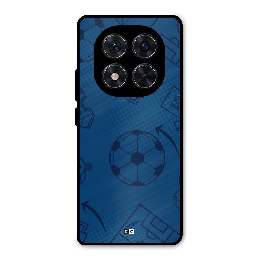 Football Texture Metal Back Case for Poco X7