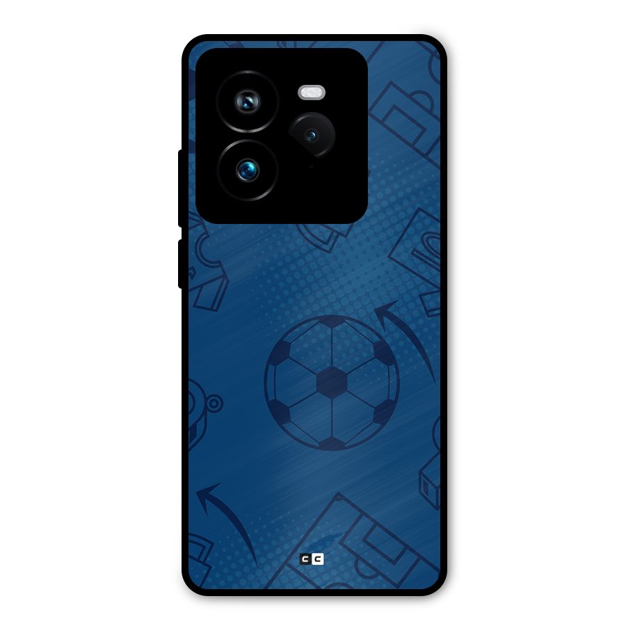 Football Texture Metal Back Case for Realme GT 7 Pro