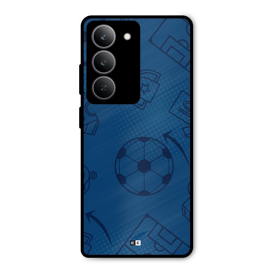 Football Texture Metal Back Case for Realme P3x