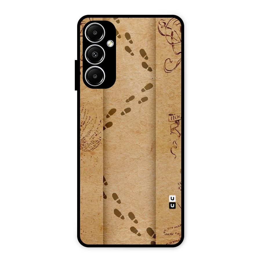 Footsteps Metal Back Case for Galaxy A05s