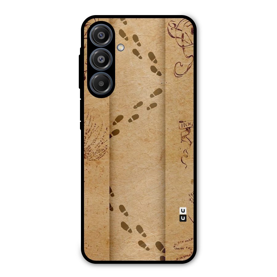 Footsteps Metal Back Case for Galaxy A16 5G