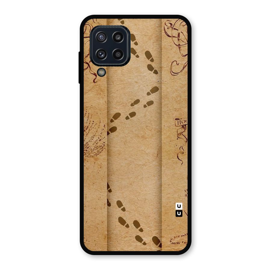 Footsteps Metal Back Case for Galaxy M32