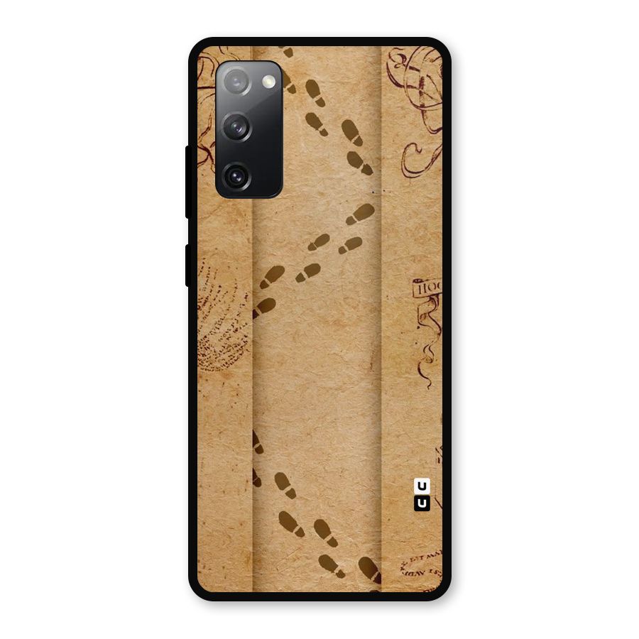 Footsteps Metal Back Case for Galaxy S20 FE 5G