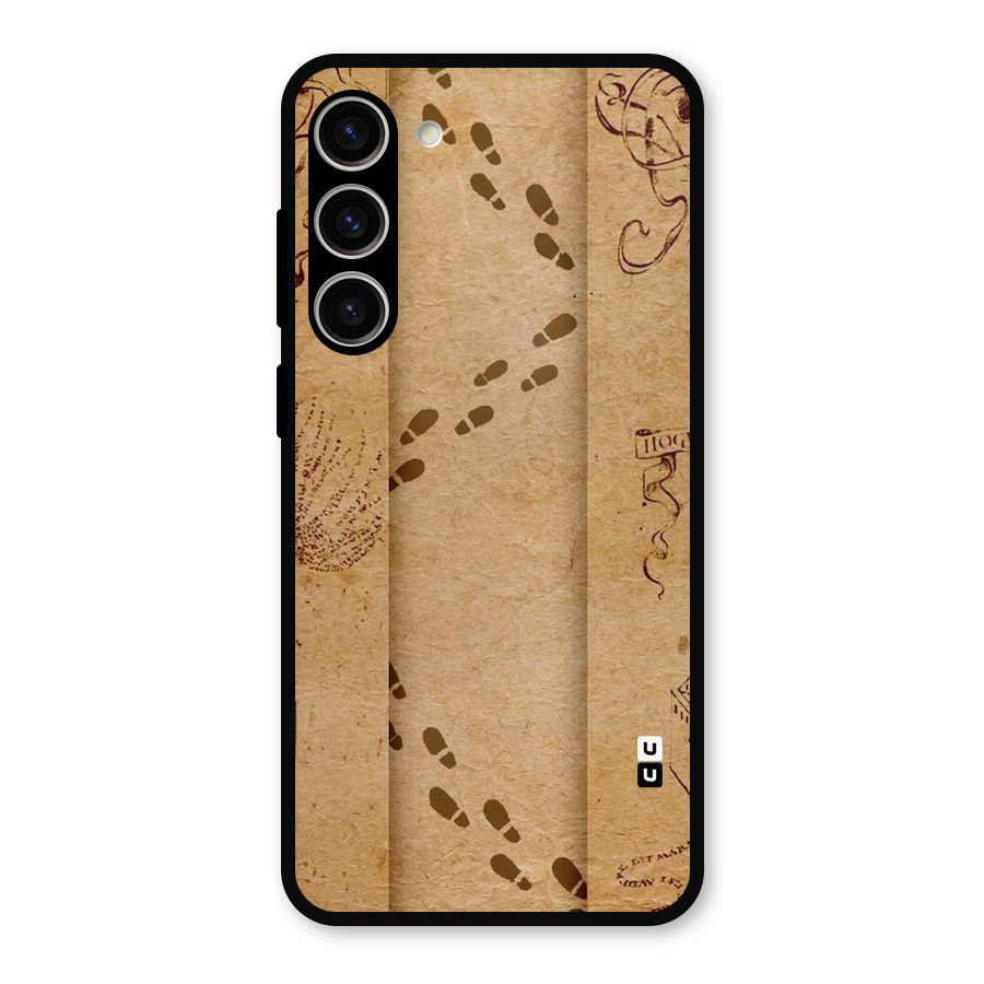 Footsteps Metal Back Case for Galaxy S23 Plus
