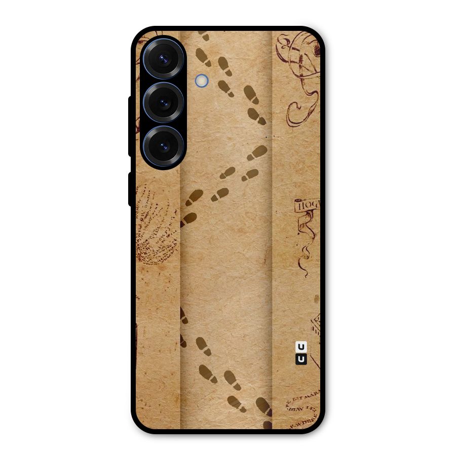 Footsteps Metal Back Case for Galaxy S25 Plus