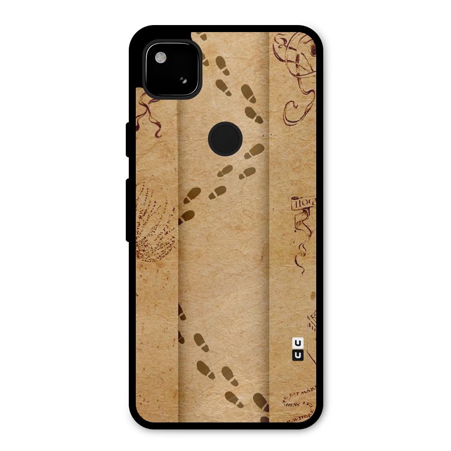 Footsteps Metal Back Case for Google Pixel 4a