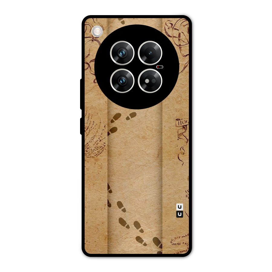 Footsteps Metal Back Case for Infinix Zero 40 5G