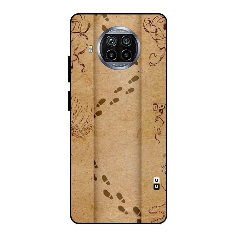 Footsteps Metal Back Case for Mi 10i