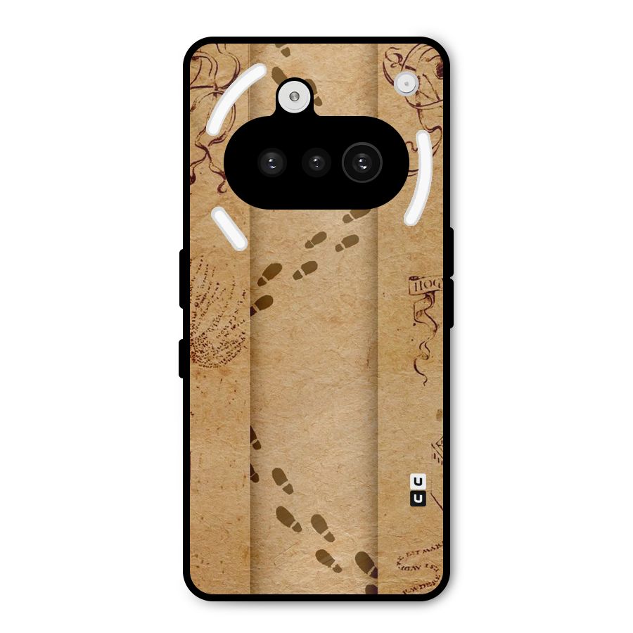 Footsteps Metal Back Case for Nothing Phone 3a