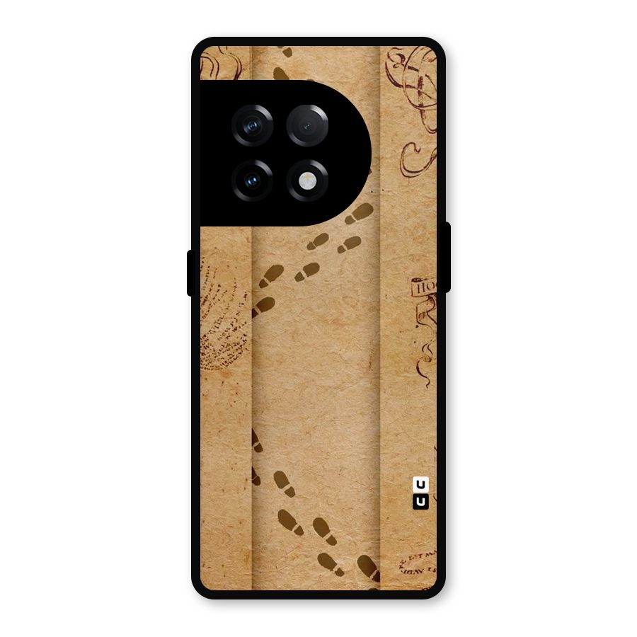 Footsteps Metal Back Case for OnePlus 11R