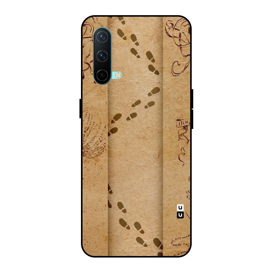 Footsteps Metal Back Case for OnePlus Nord CE 5G