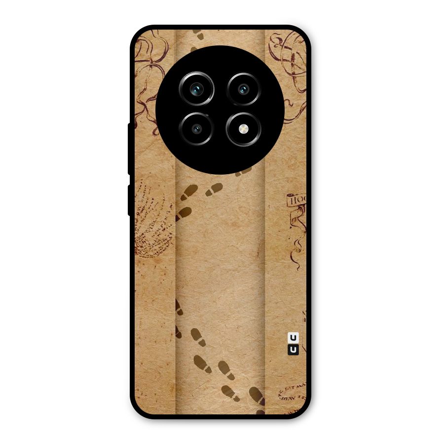 Footsteps Metal Back Case for Realme 14 Pro Lite