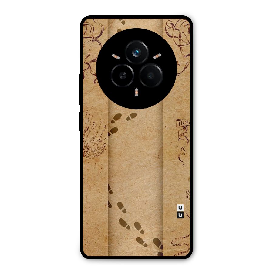 Footsteps Metal Back Case for Realme 14 Pro Plus