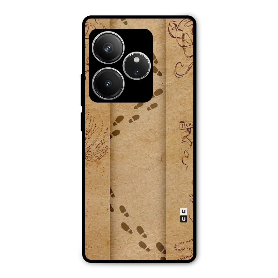 Footsteps Metal Back Case for Realme GT 6