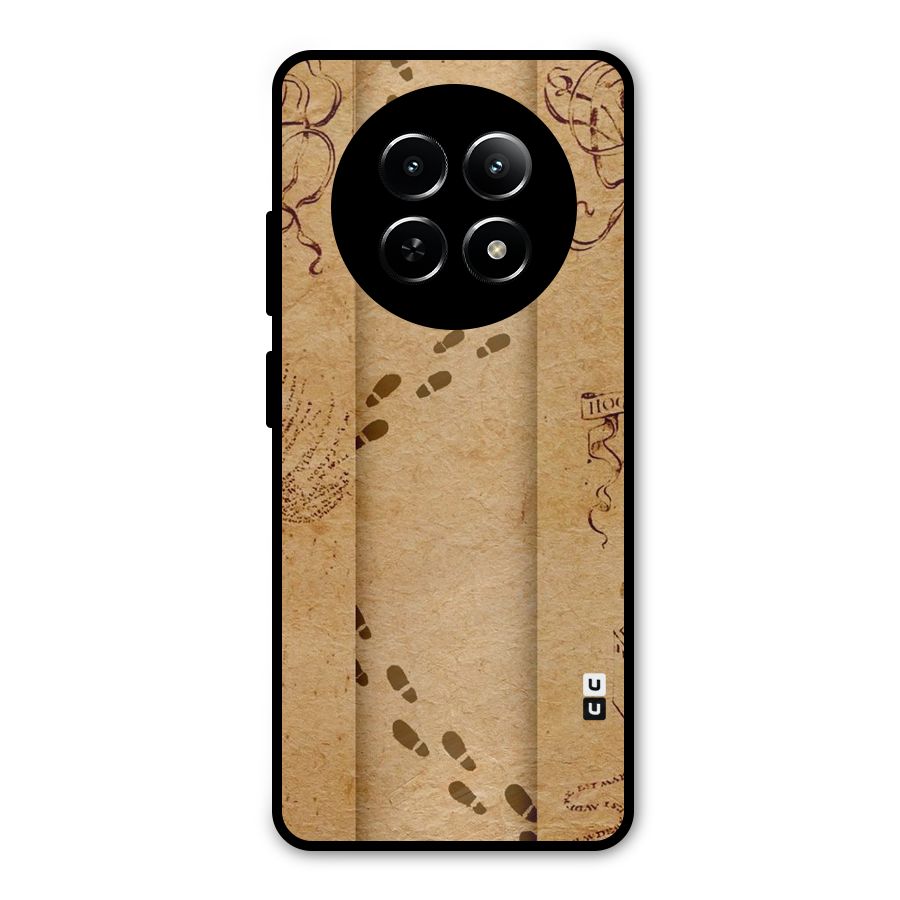 Footsteps Metal Back Case for Realme Narzo 70x 5G
