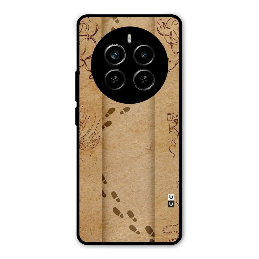 Footsteps Metal Back Case for Realme P1 Pro