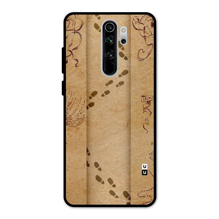 Footsteps Metal Back Case for Redmi Note 8 Pro