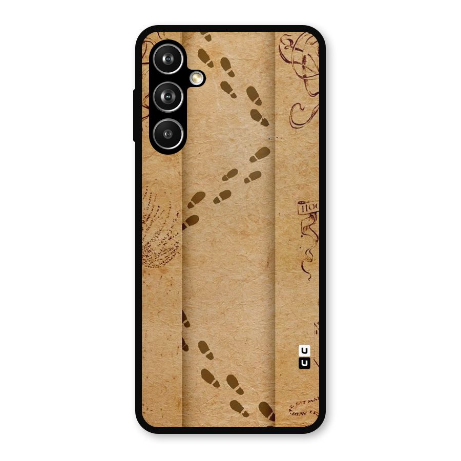 Footsteps Metal Back Case for Samsung Galaxy M54