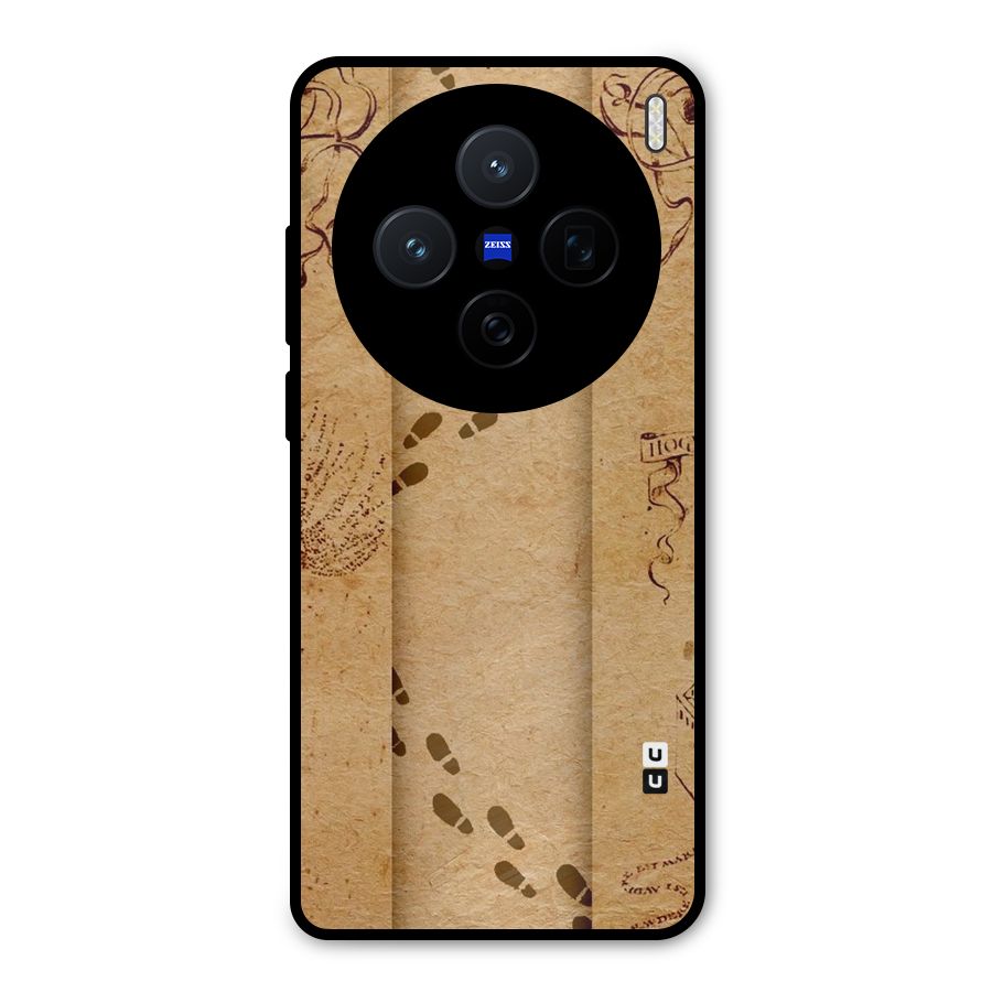 Footsteps Metal Back Case for Vivo X200