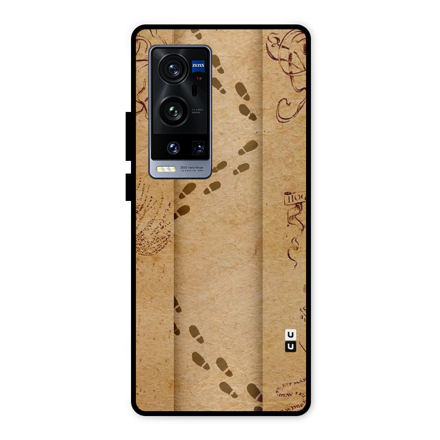 Footsteps Metal Back Case for Vivo X60 Pro Plus